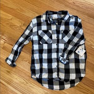 Girls Arizona buttoned long sleeve